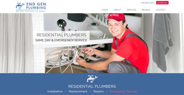 plumbers websites